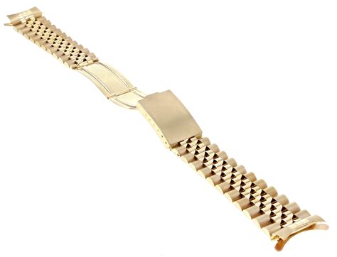 yellow gold rolex chain|Rolex gold watch band price.